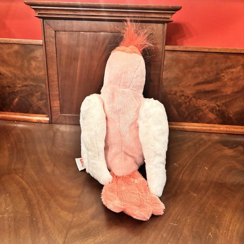Ganz Webkinz Pink Cockatoo Plush HM365 Stuffed Bird Toy White Pink No Code